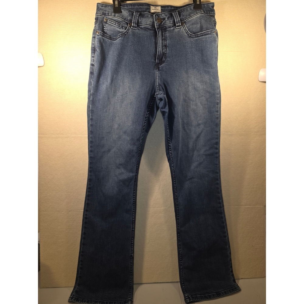 Ridgecut Toughwear Women 14 Blue Bootcut Jeans Medium Wash Denim Workwear Pants
